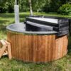 Fiberglass round hot tub (external heater) – Thermo wood - 13