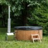 Fiberglass round hot tub (external heater) – Thermo wood - 2