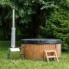 Fiberglass round hot tub (external heater) – Thermo wood - 3 Fiberglass round hot tub (external heater) – Thermo wood