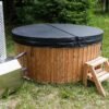Fiberglass round hot tub (external heater) – Thermo wood - 7