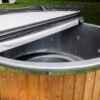 Fiberglass round hot tub (external heater) – Thermo wood - 9