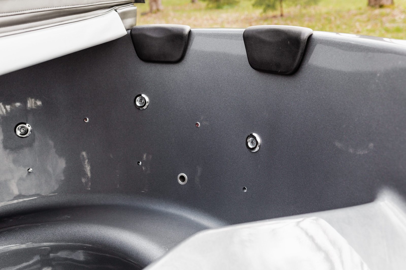 Fiberglass round hot tub (integrated heater) – Thermo wood - 10