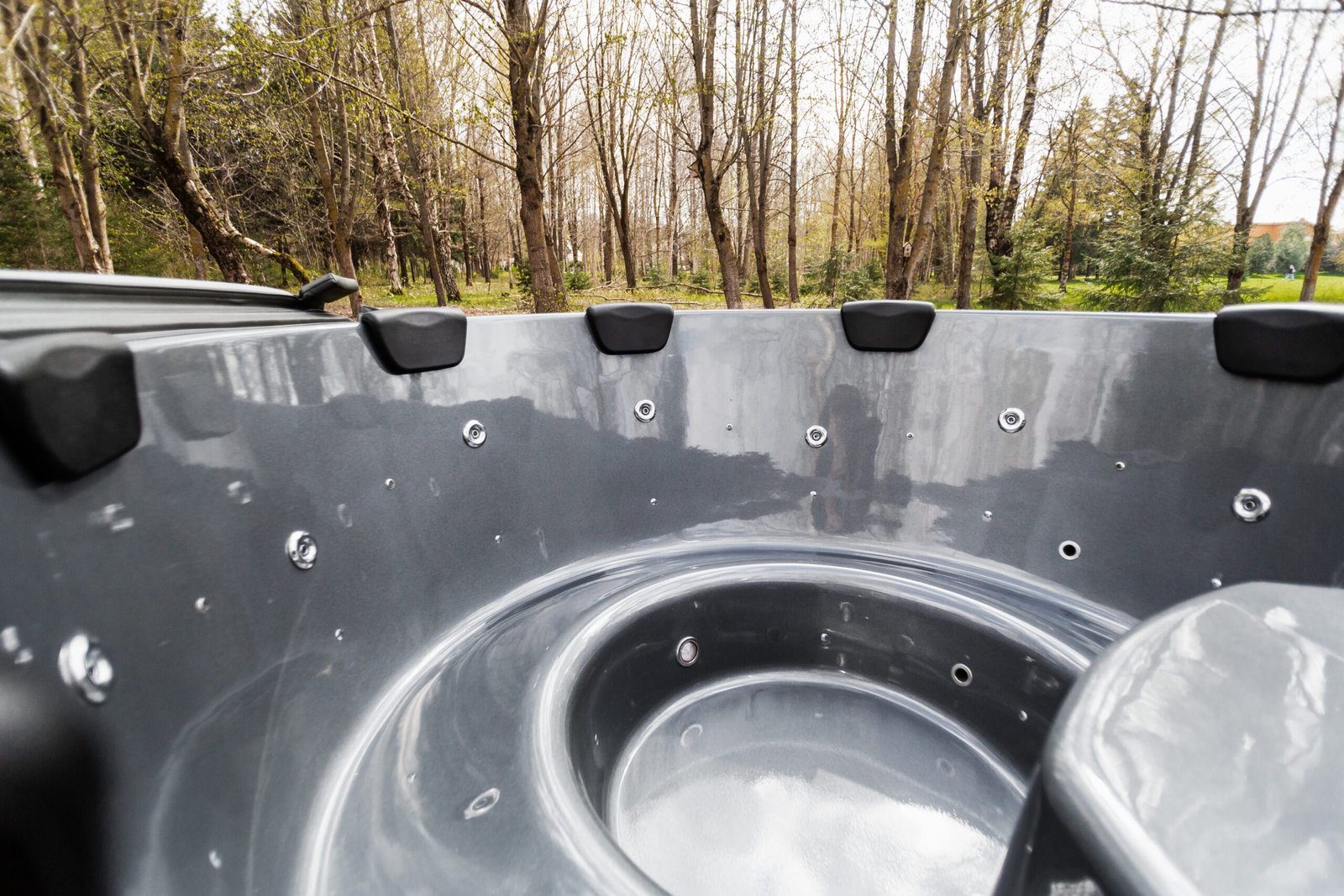 Fiberglass round hot tub (integrated heater) – Thermo wood - 22