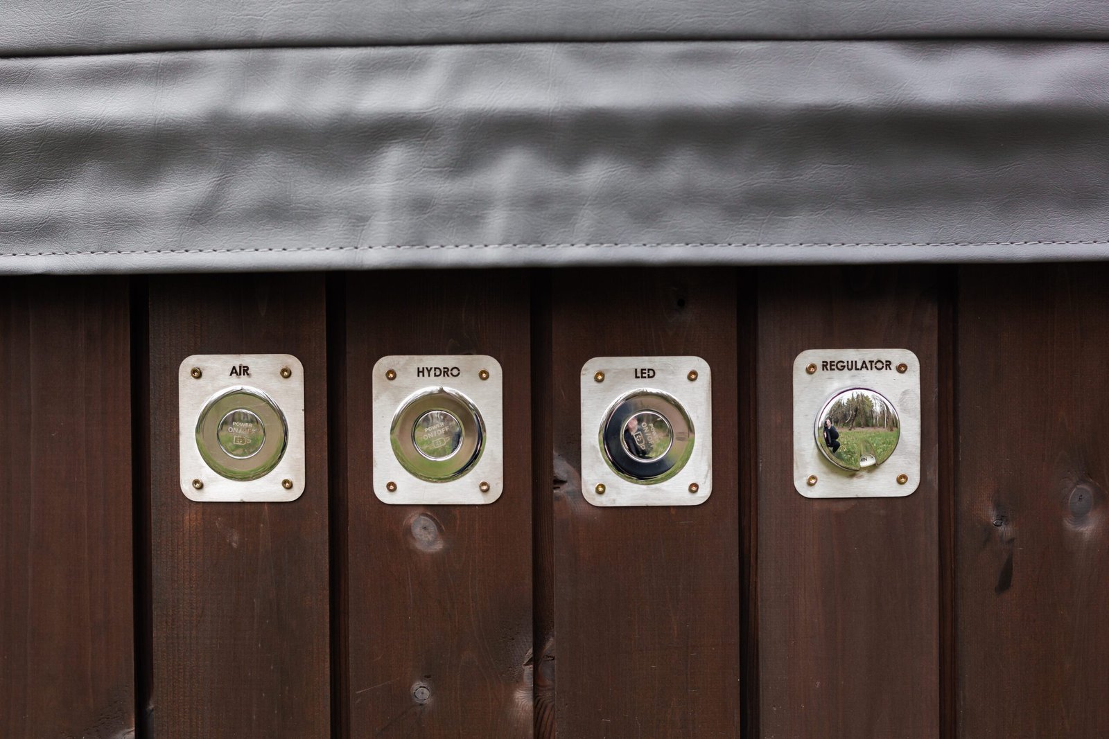 Fiberglass round hot tub (integrated heater) – Thermo wood - 7