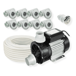Hydromassage system for tub 1.1kW with 8 nozzles