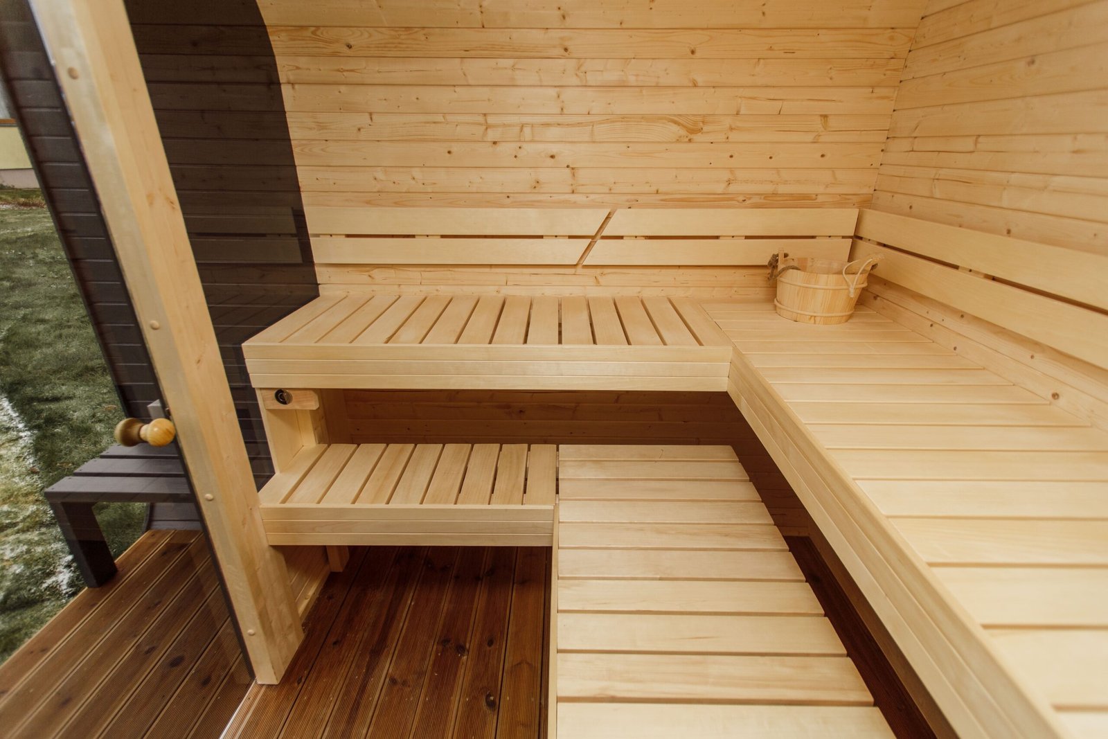 3M CUBE pirtis su terasÄ—le bei panoraminiu langu priekyje-19 3M CUBE sauna with a terrace