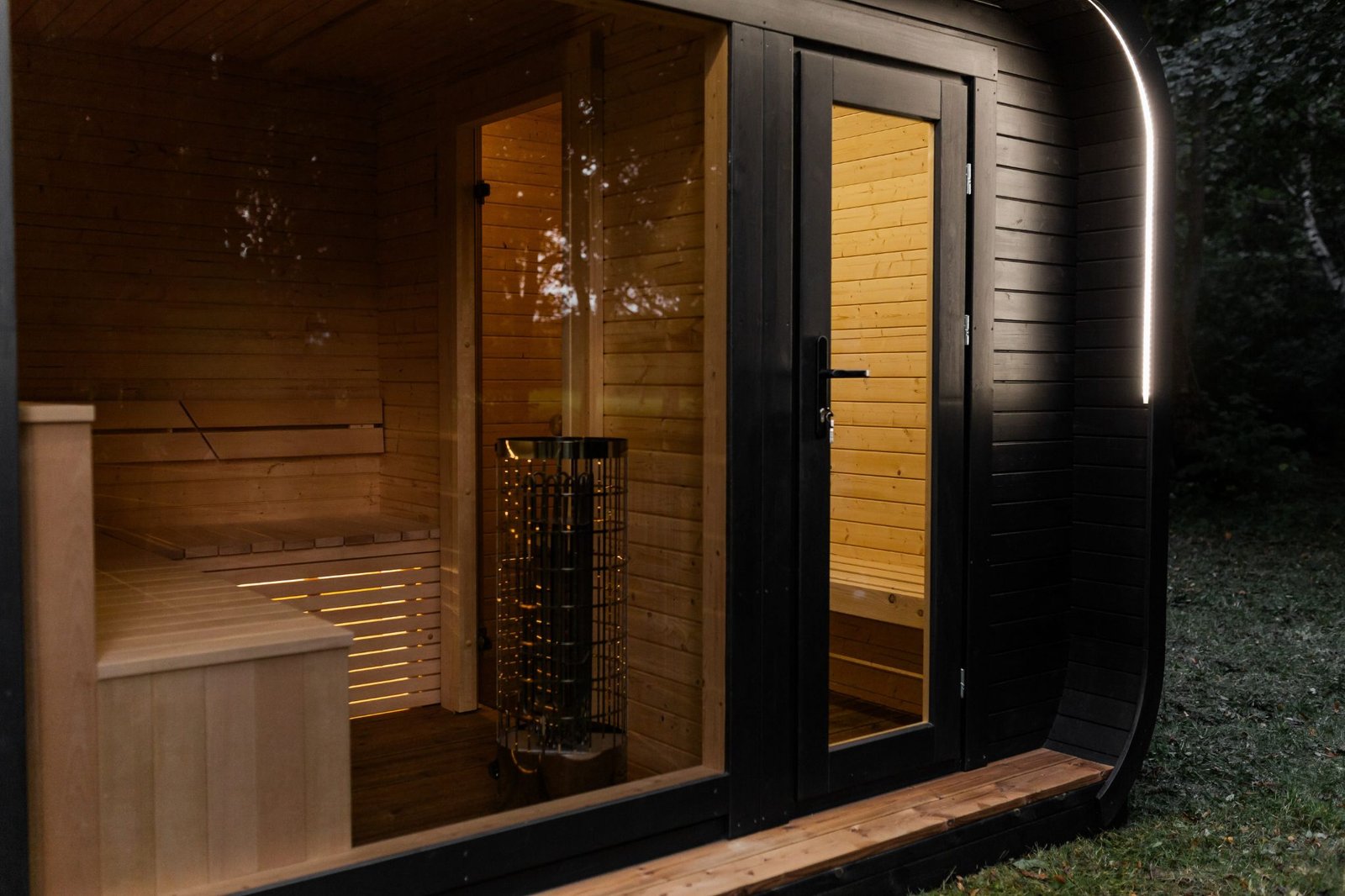 LUX sauna with anteroom 245×340 - 34