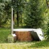 Round hot tub (external heater) – Spruce wood - 11