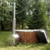 Round hot tub (external heater) – Spruce wood - 14