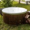 Round hot tub (external heater) – Spruce wood - 16