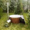 Round hot tub (external heater) – Spruce wood - 5