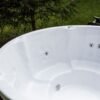 Round hot tub (external heater) – Spruce wood - 6