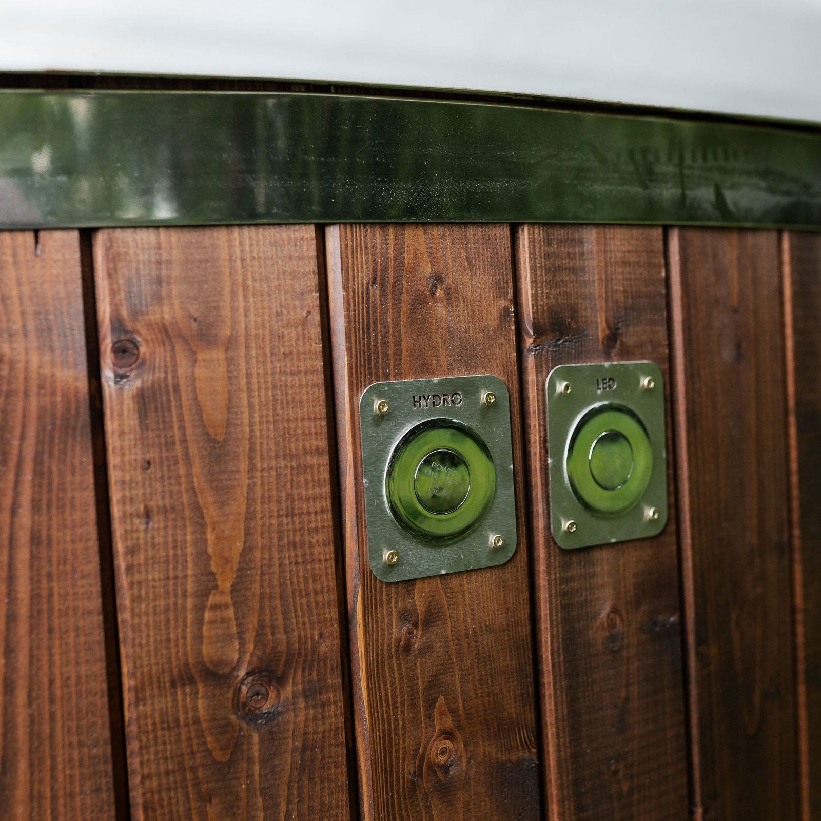 Round hot tub (external heater) – Spruce wood - 7