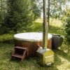 Round hot tub (external heater) – Spruce wood - 8
