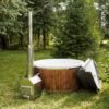Round hot tub (external heater) – Spruce wood - 9