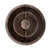 Round hot tub (external oven) 2M - Spruce wood - 5
