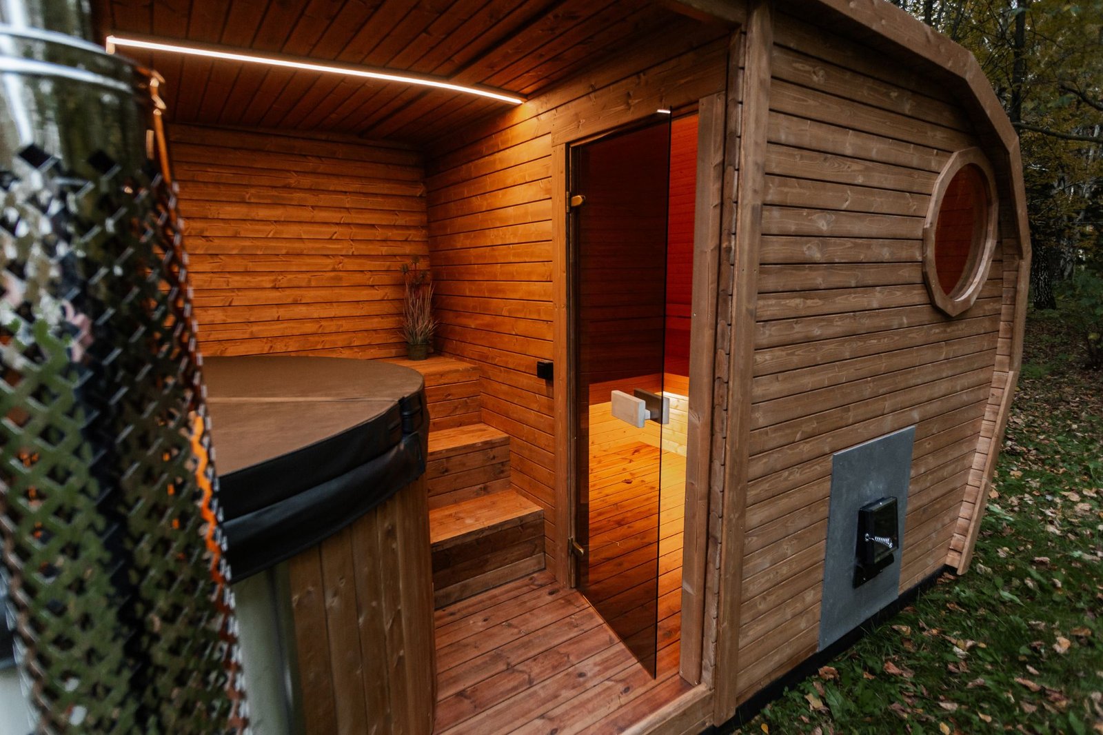 2in1 Oasis sauna + hot tub - 26