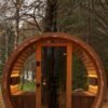 2.6M Round sauna - Thermo wood - 1