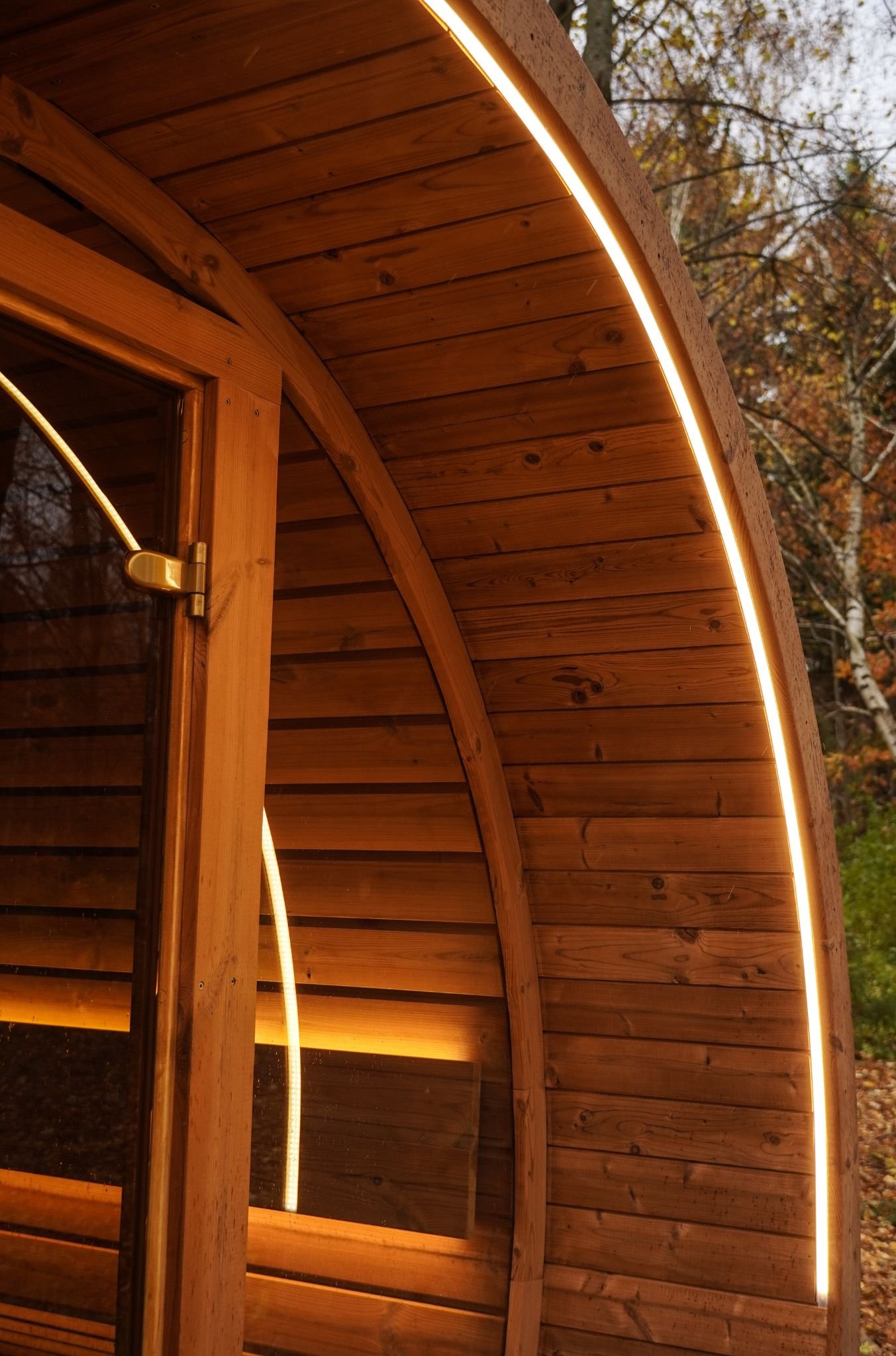 2.6M Round sauna - Thermo wood - 12