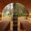 2.6M Round sauna - Thermo wood - 19