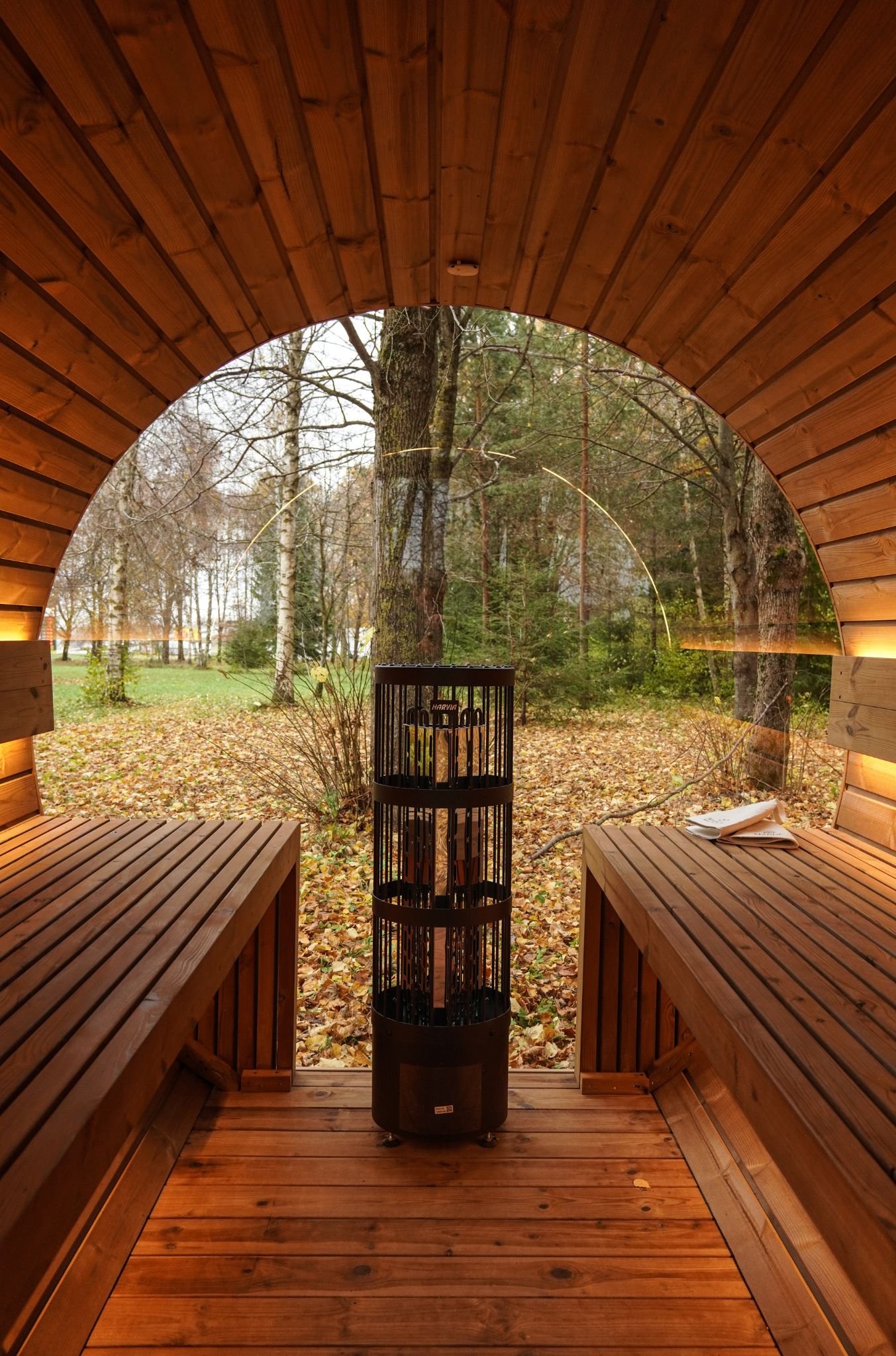 2.6M Round sauna - Thermo wood - 19