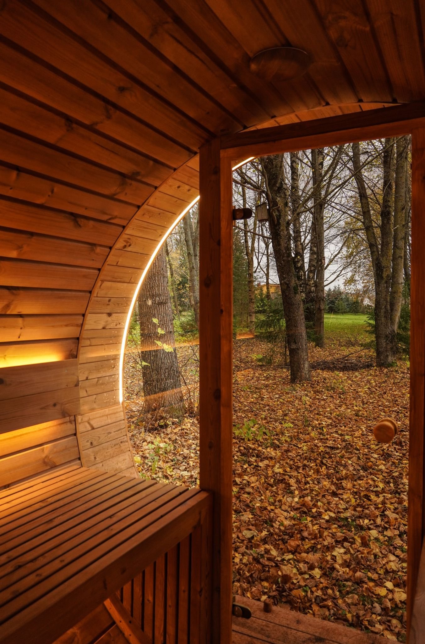 2.6M Round sauna - Thermo wood - 20