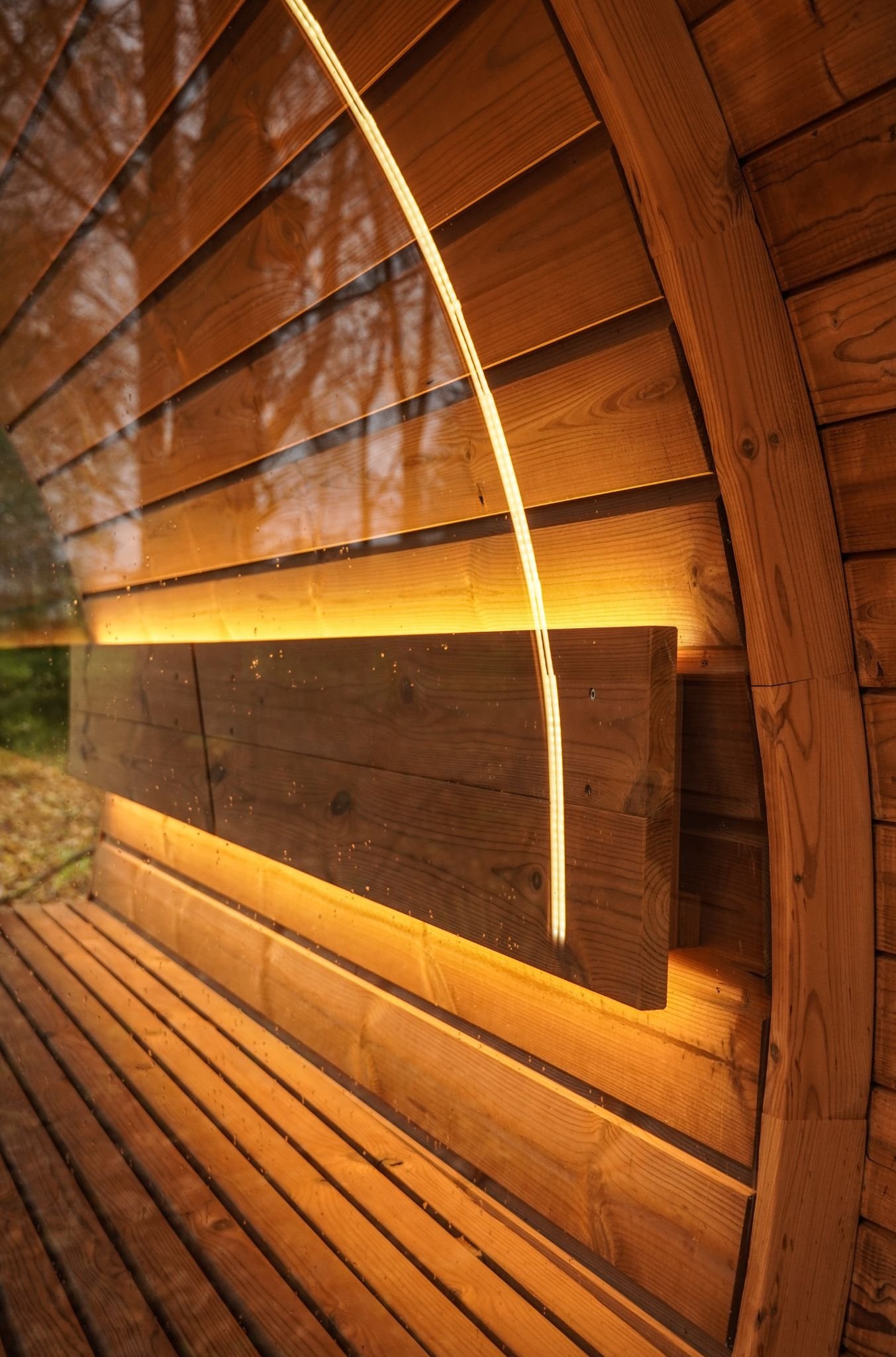 2.6M Round sauna - Thermo wood - 23