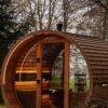 2.6M Round sauna - Thermo wood - 3