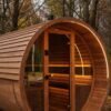 2.6M Round sauna - Thermo wood - 5