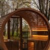 2.6M Round sauna - Thermo wood - 8