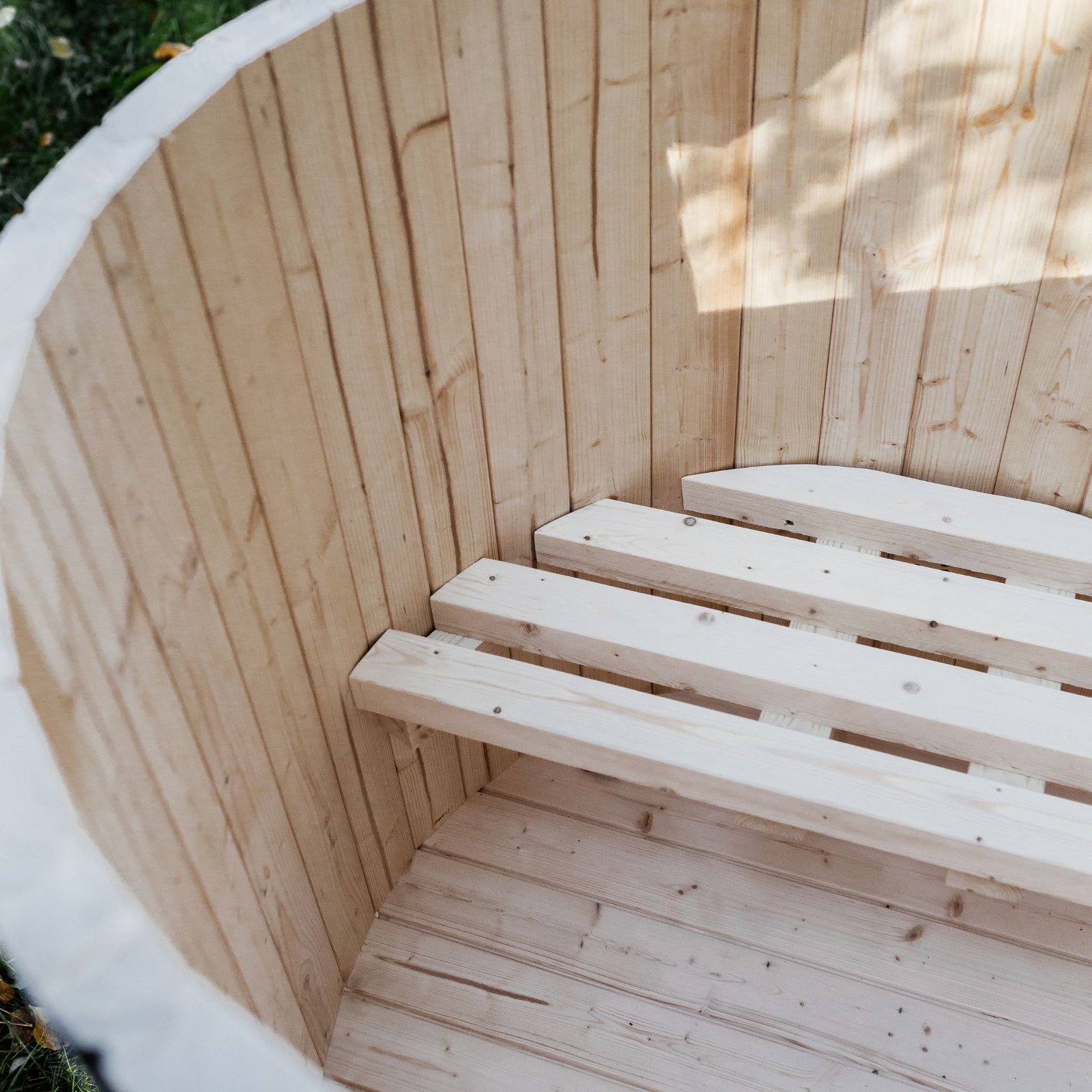 Single-person cold water tub - Spruce wood - 12