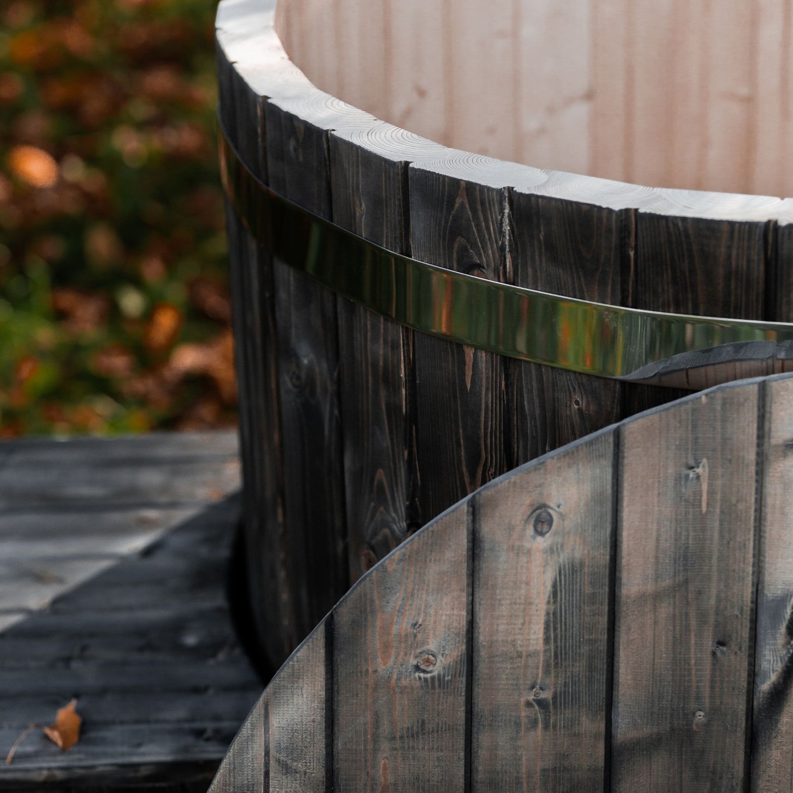 Single-person cold water tub - Spruce wood - 5