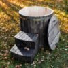 Single-person cold water tub - Spruce wood - 7