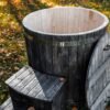 Single-person cold water tub - Spruce wood - 8