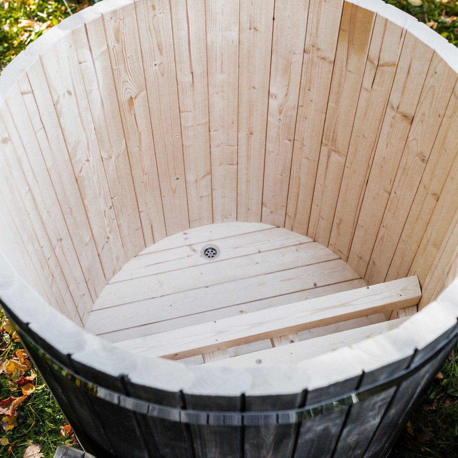Single-person cold water tub - Spruce wood - 9
